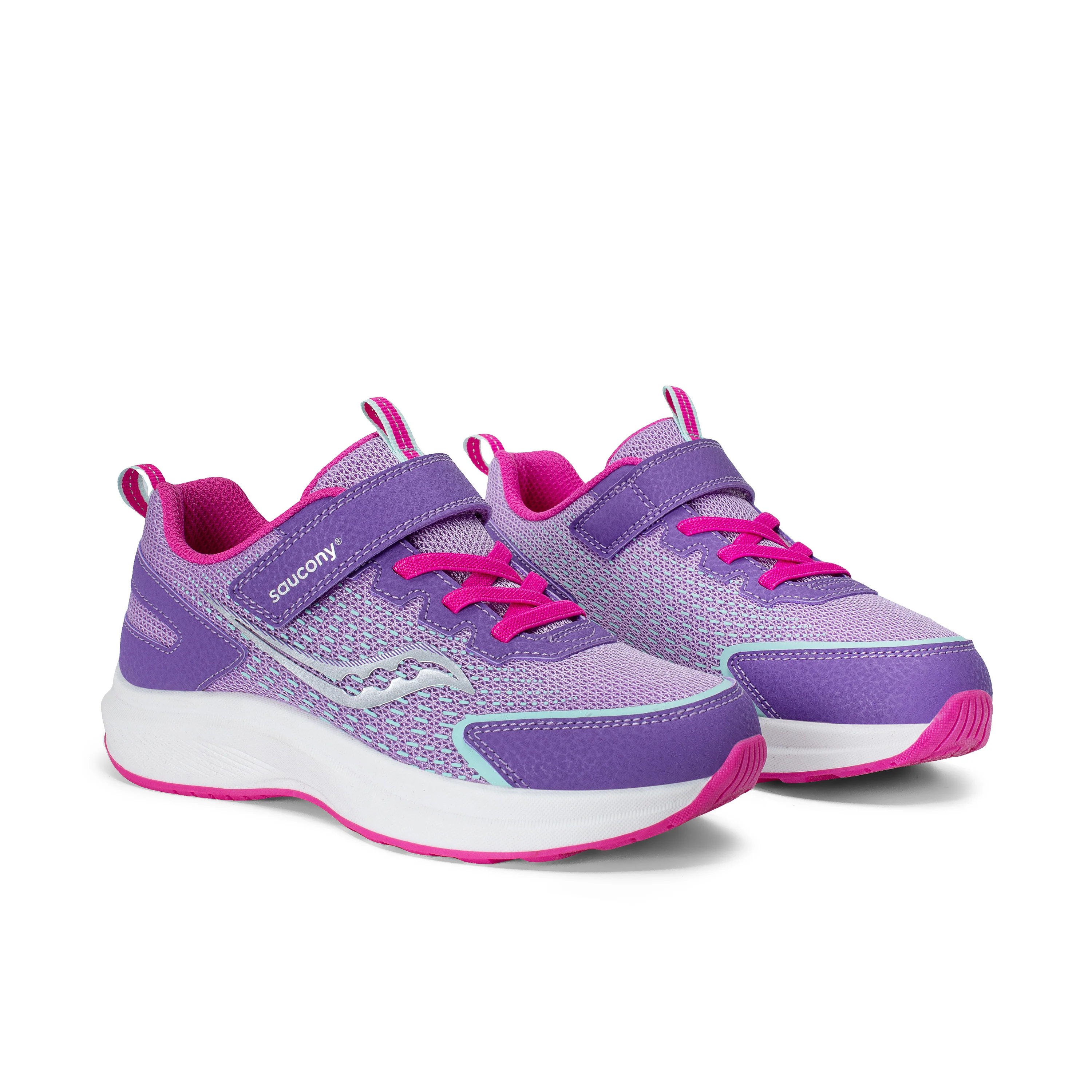 Cohesion FST Sneaker - Big Kid Purple/Pink - Image 2