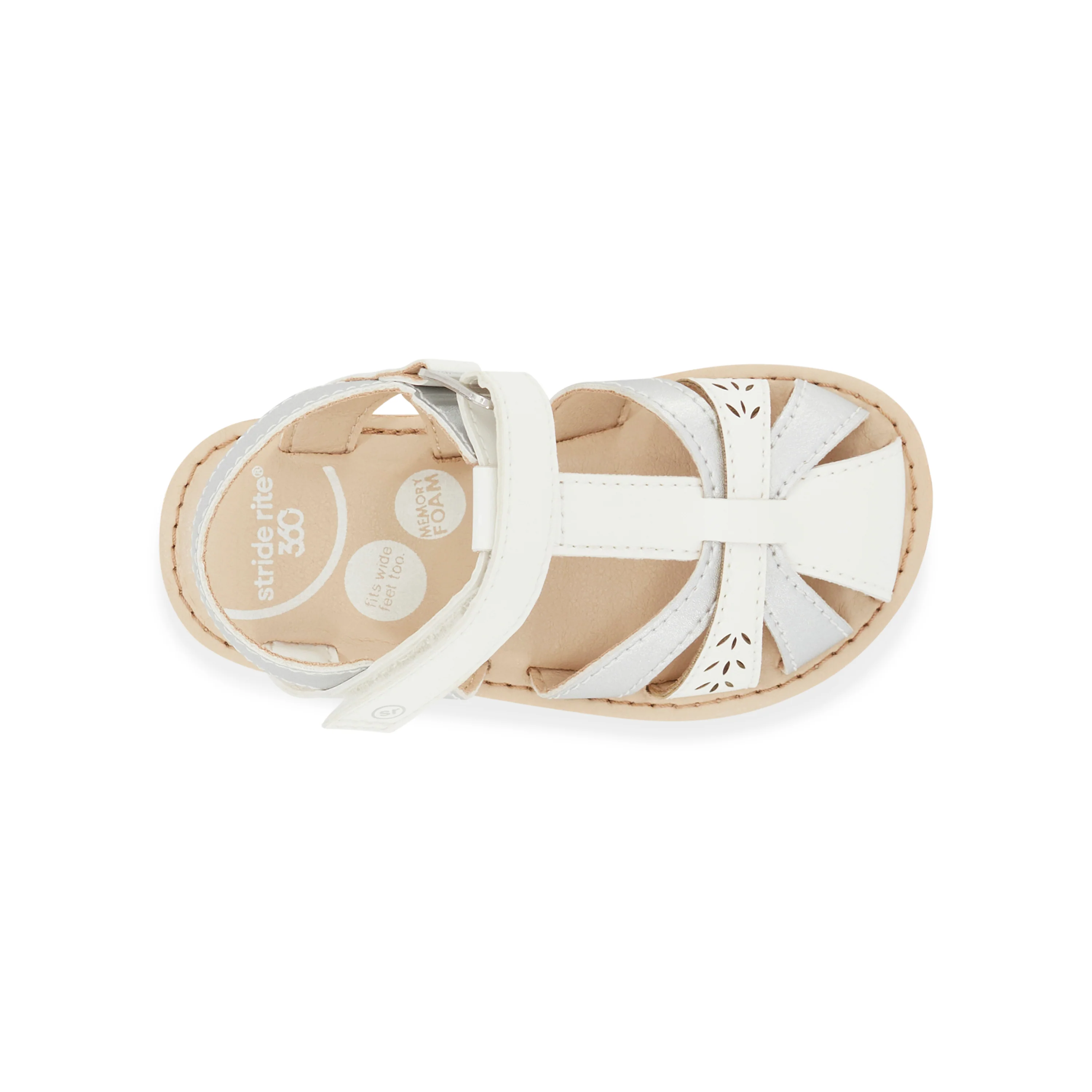 Kehlani Sandal - Little Kid White - Image 5