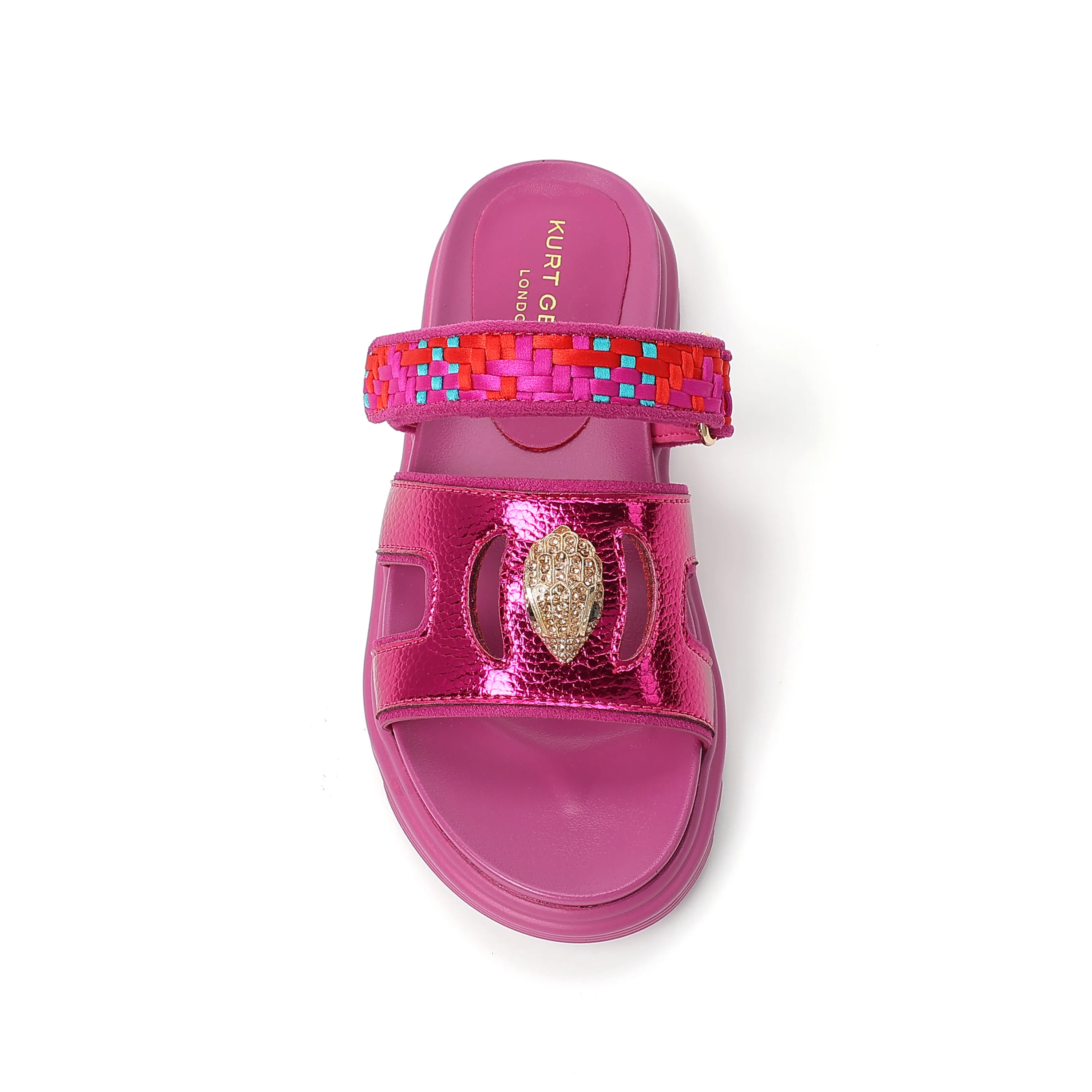 Kensington Cutout Mule Sandal - Big Kid Purple Red - Image 4