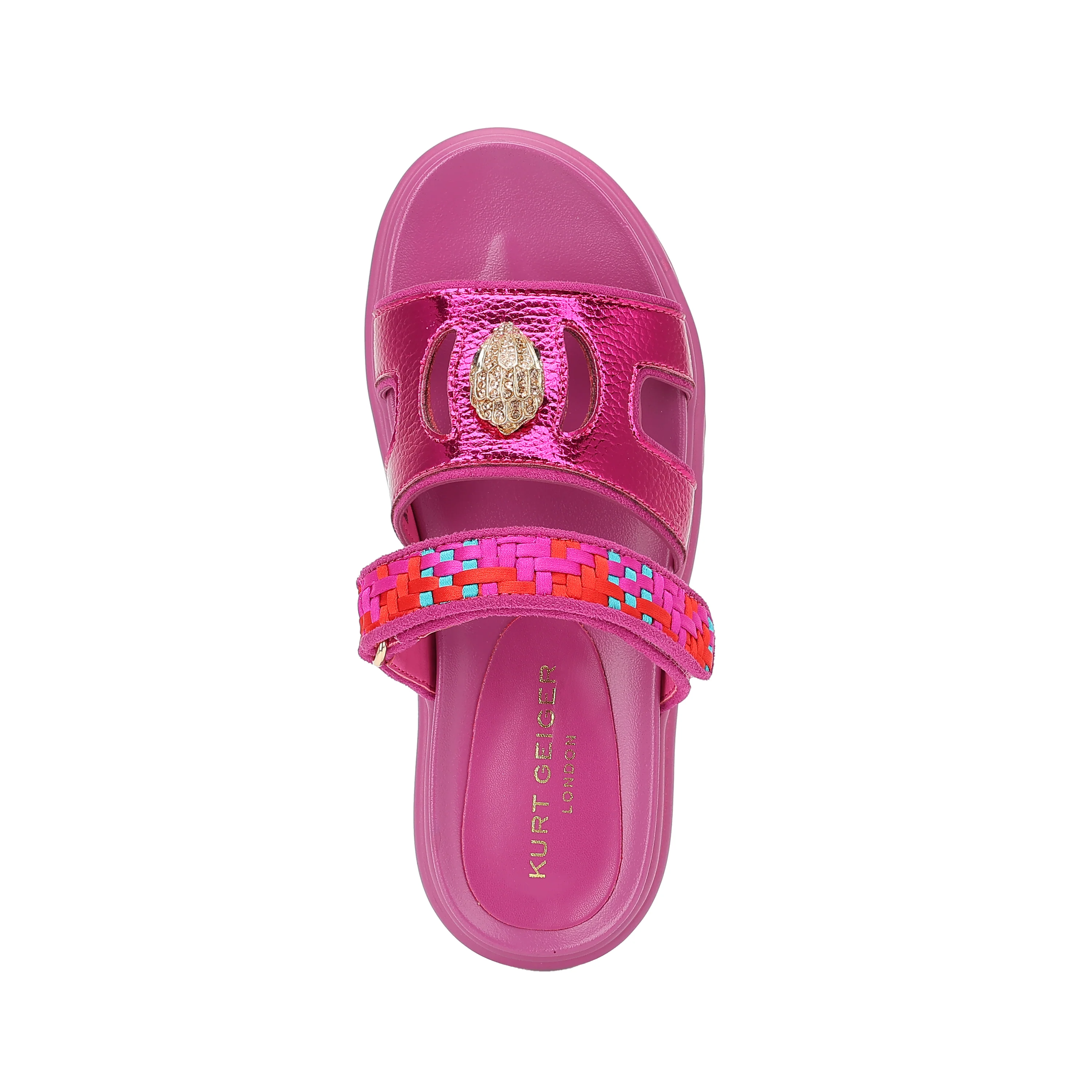 Kensington Cutout Mule Sandal - Big Kid Purple Red - Image 5