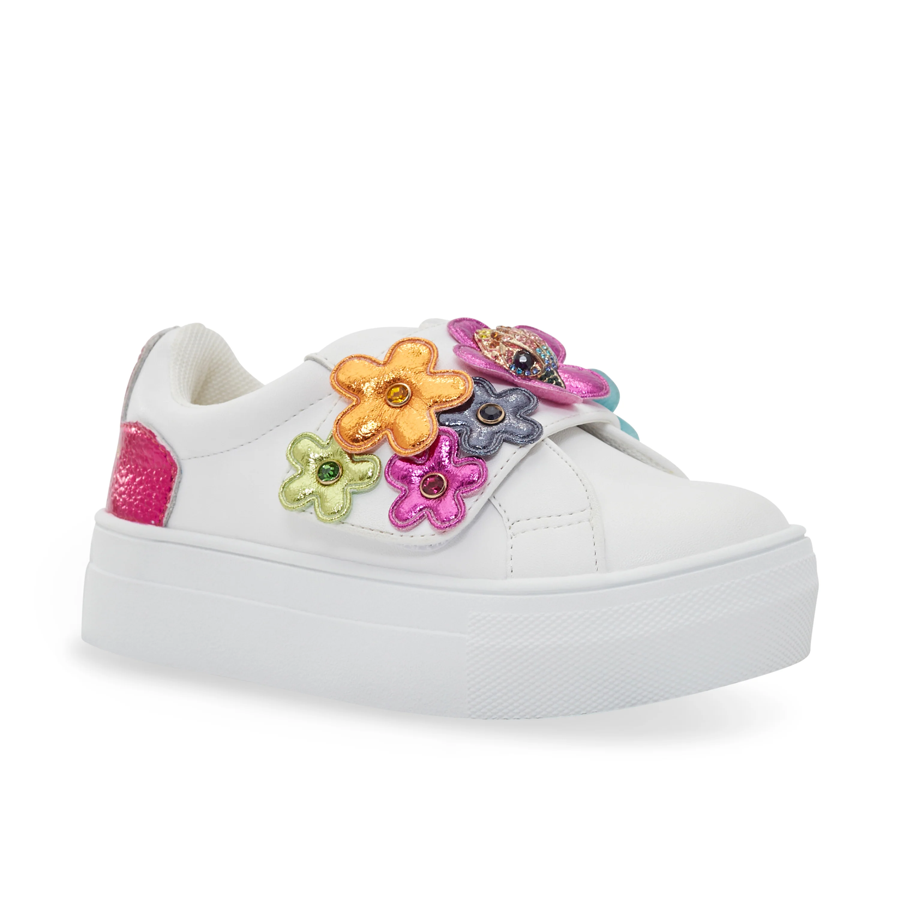 Mini Flower Petal Sneaker - Little Kid White/Multi - Image 2