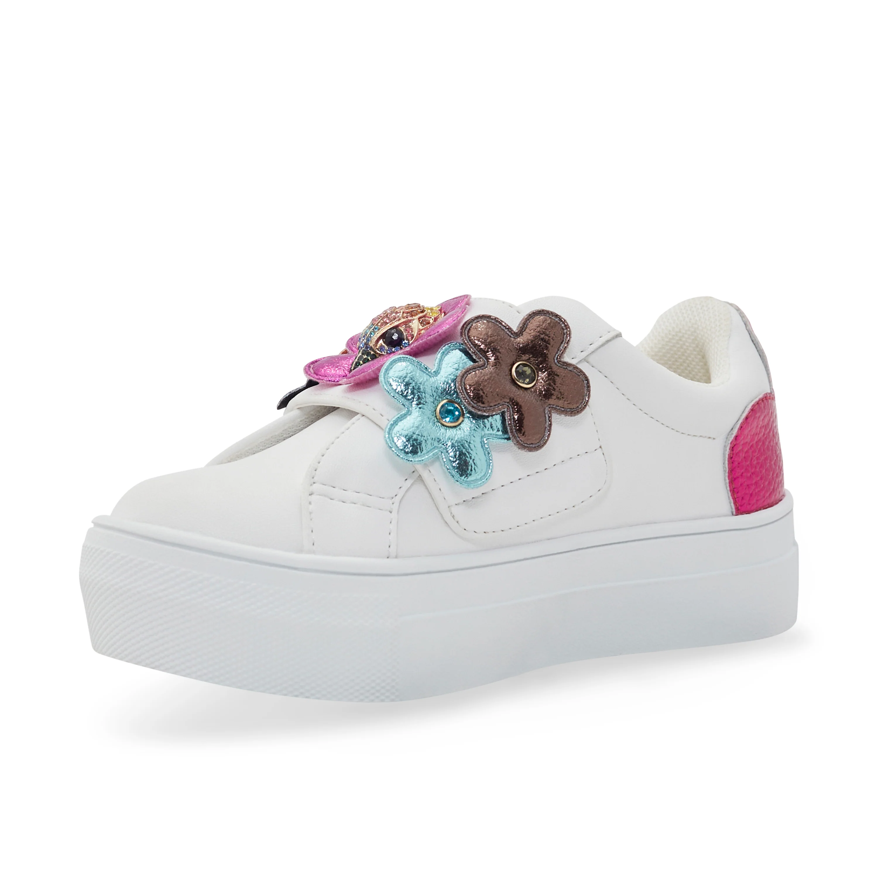 Mini Flower Petal Sneaker - Little Kid White/Multi - Image 7