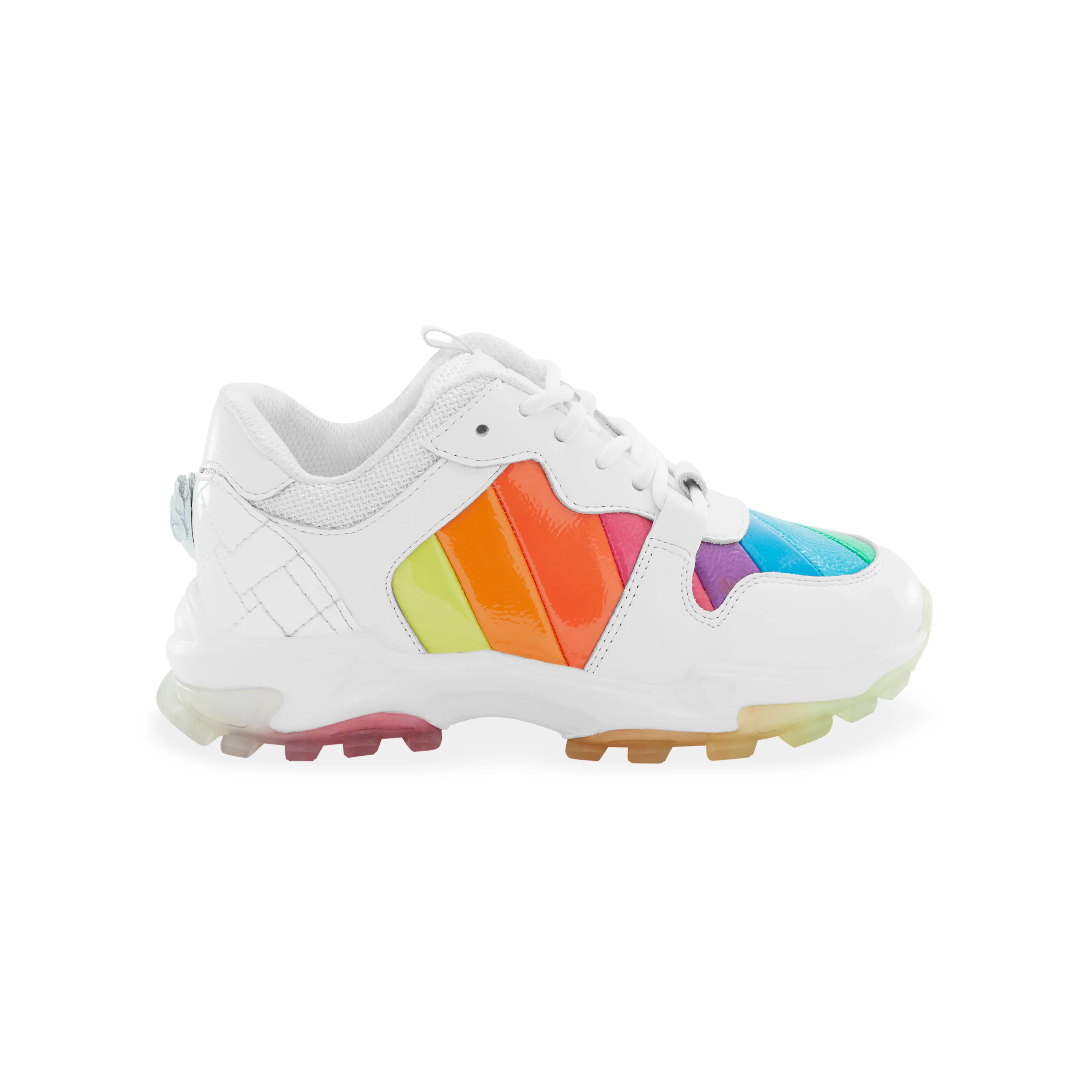 Mini Lettie Eagle Sneaker - Big Kid White Multi - Image 9