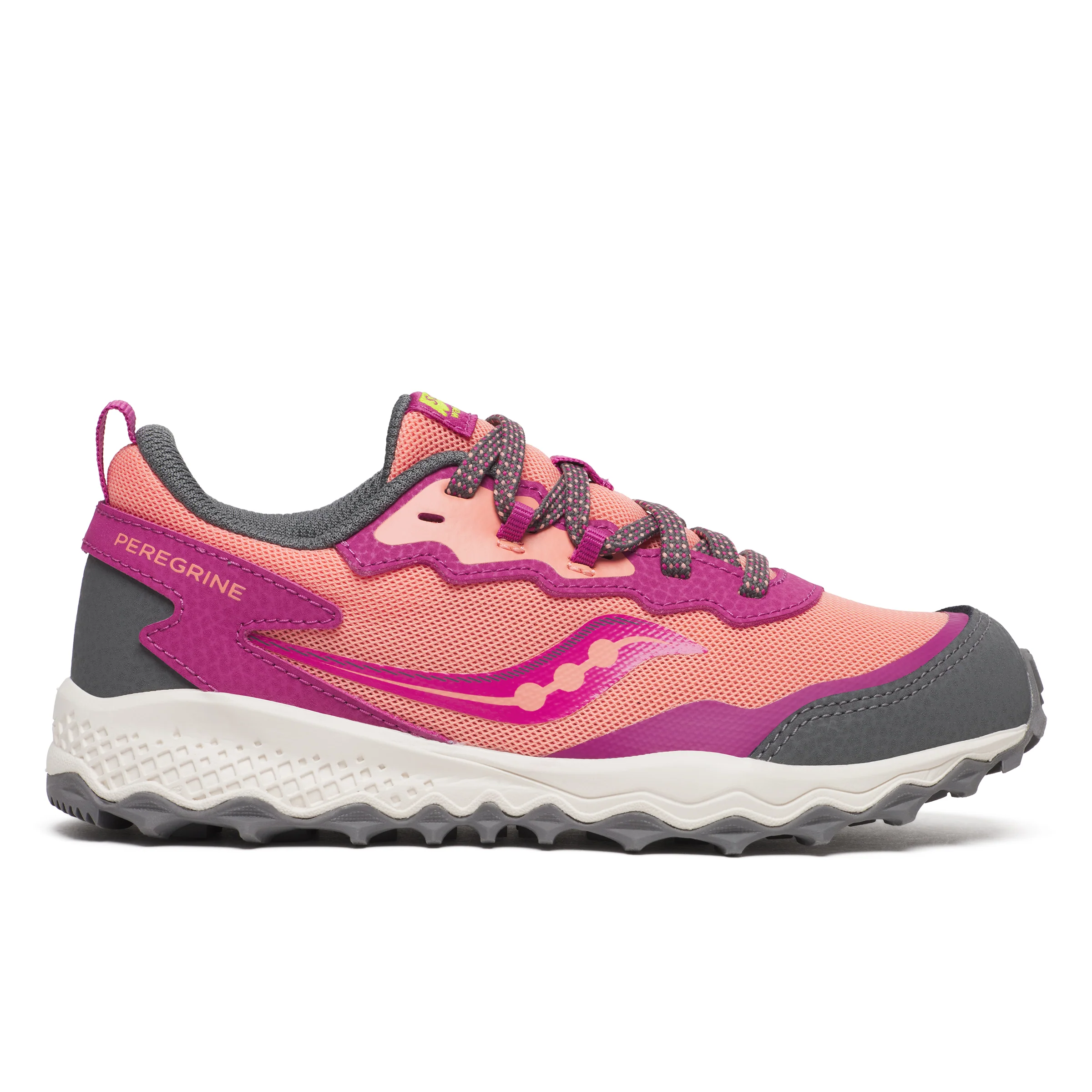 Peregrine KDZ Shield Sneaker - Big Kid Berry/Coral - Image 7