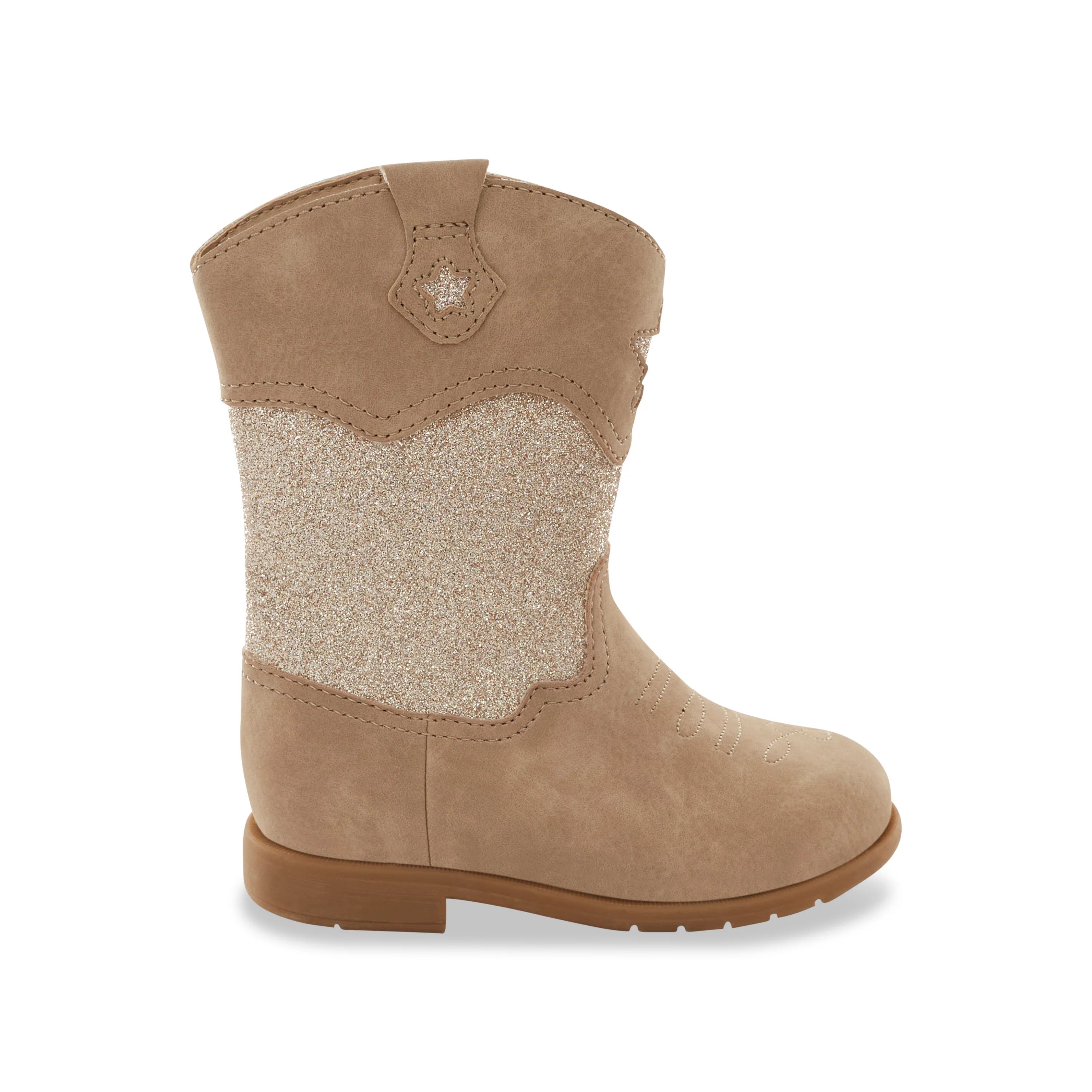 Wynona Western Boot - Little Kid Taupe - Image 13